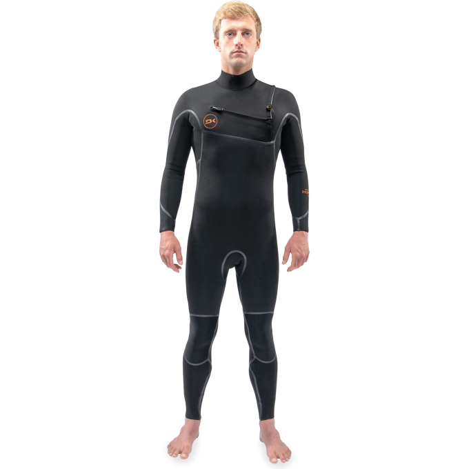 Гидрокостюм DAKINE MEN'S CYCLONE CHEST ZIP FULL SUIT 3/2mm Black, размер LT DK22M32CZ (0604565591654)