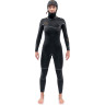 Гидрокостюм женский DAKINE WOMEN'S CYCLONE ZIP FREE HOODED 5/4mm Black Размер 14 DK21W54HC (0604565435507)