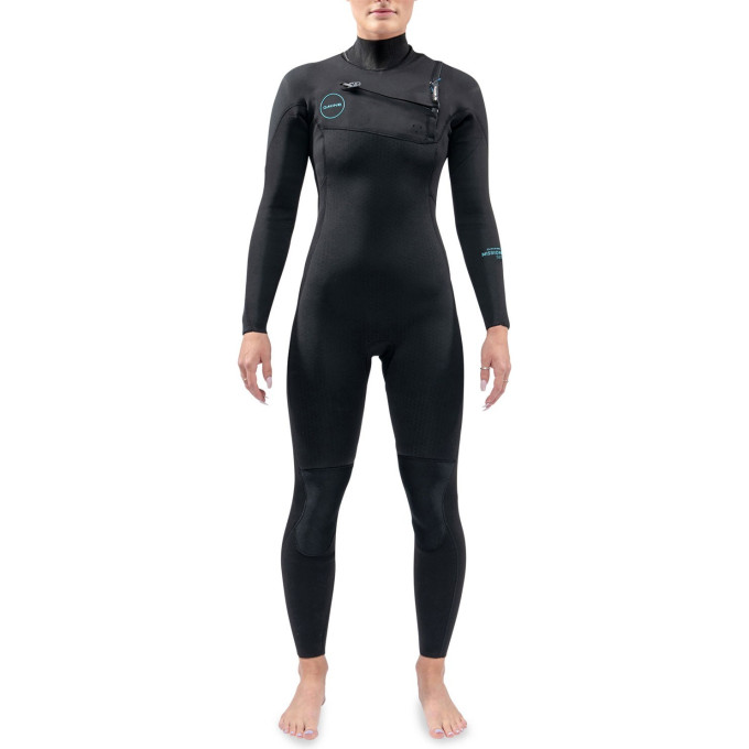 Гидрокостюм женский DAKINE WOMEN'S MISSION CHEST ZIP FULL SUIT 3/2mm Black Размер 12 DK21W32MZ (0604565436573)