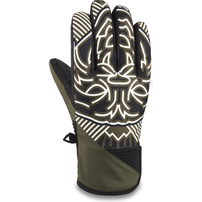 Перчатки DAKINE CROSSFIRE GLOVE DARK OLIVE WILDCAT Размер S 10003137 (0610934361490)